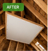 Illustration of improved loft hatch